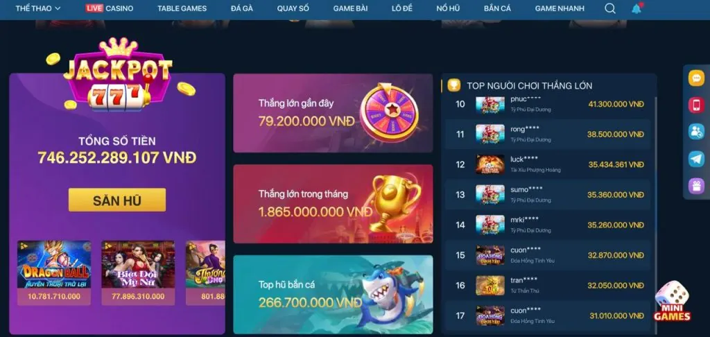Tính năng bảo mật tuyệt đối 77king88